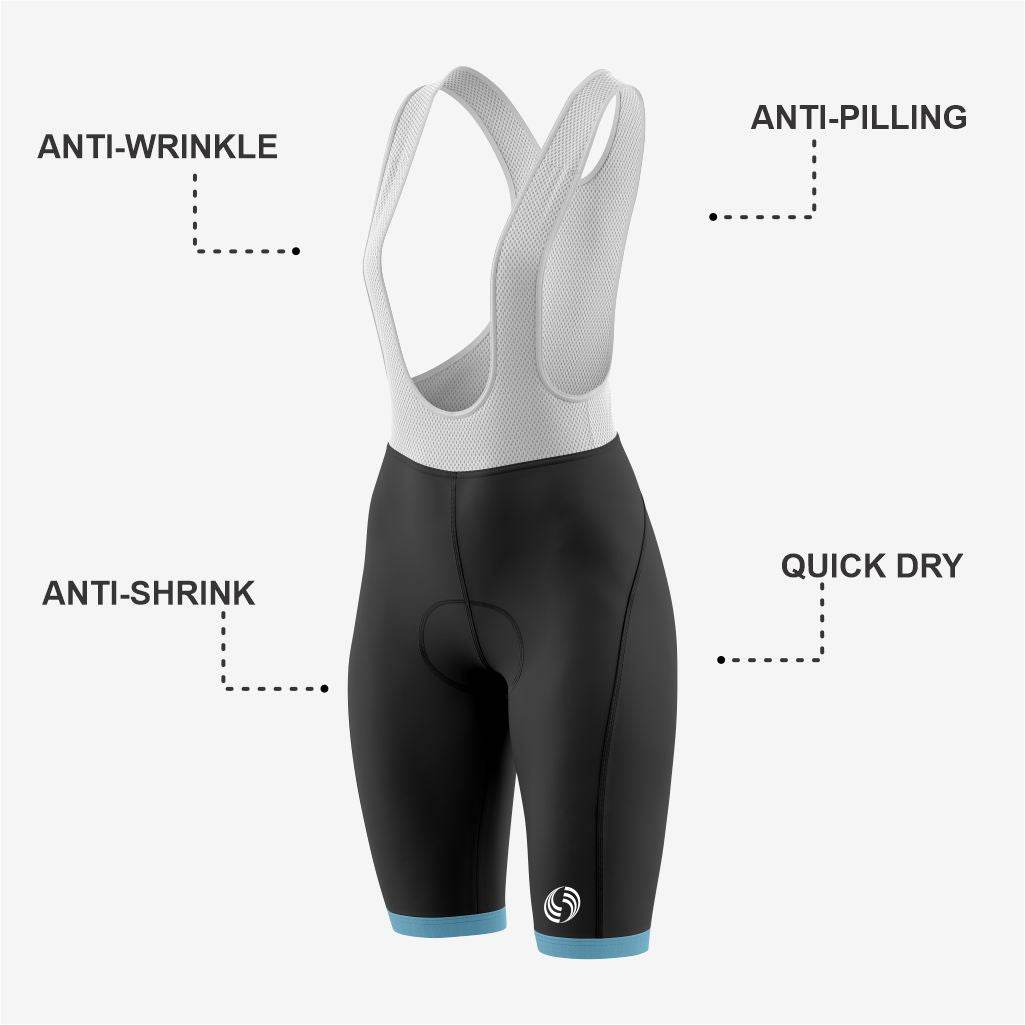 Custom Black Women's Cycling Kit – Pro Fit - K2 Sportswear | Custom Sports Uniforms & Apparels - K2 Sportswear