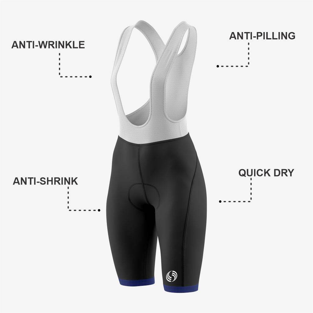 Women’s Custom Cycling Gear in Blue/Black - K2 Sportswear | Custom Sports Uniforms & Apparels - K2 Sportswear