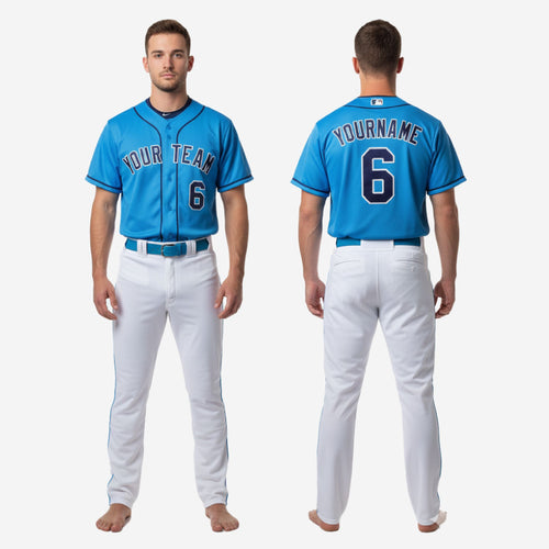Custom Baseball Team Uniform - Jersey & Pants Custom Name Number Set