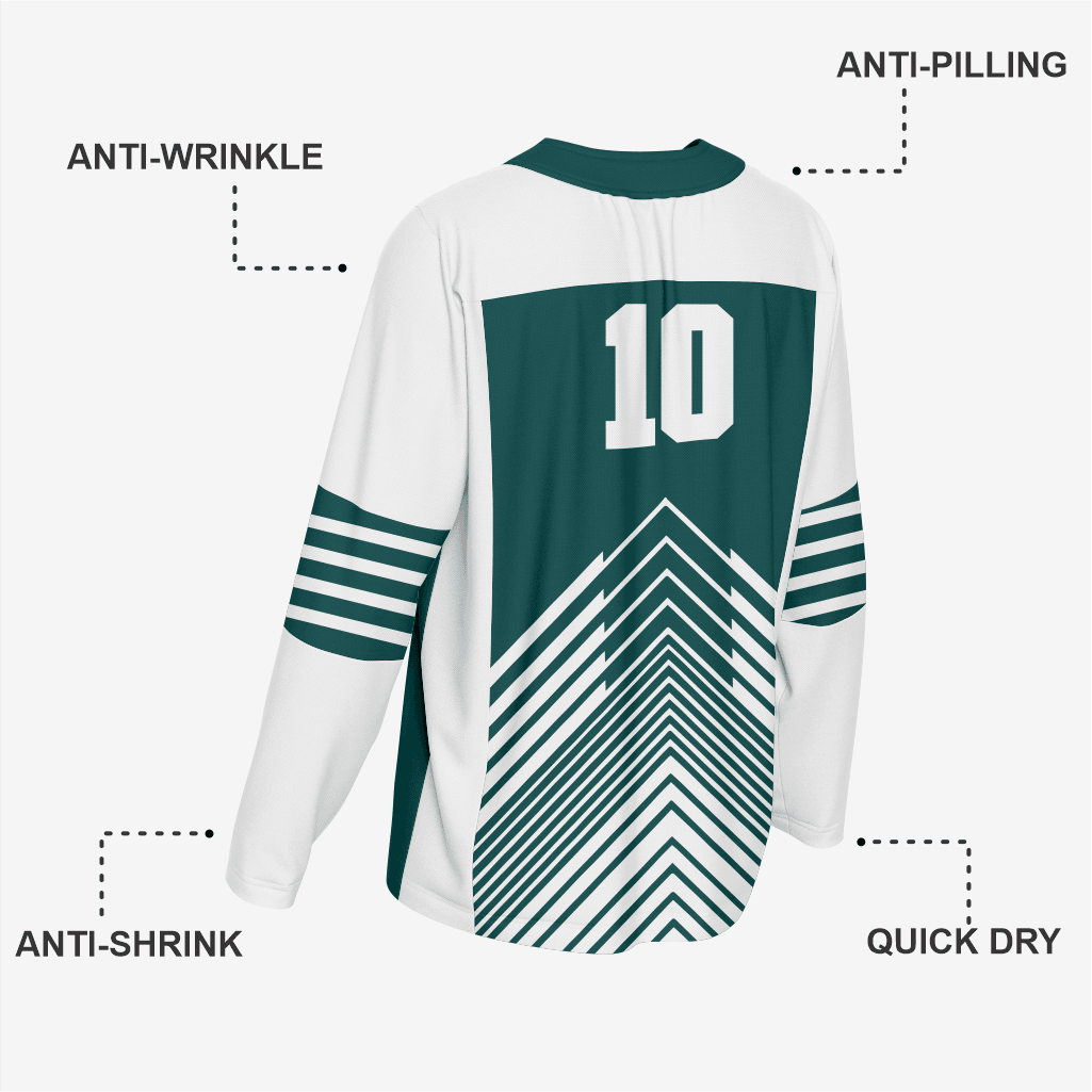 Custom Dark Slate Gray Ice Hockey Jersey – Pro Quality - K2 Sportswear | Custom Sports Uniforms & Apparels - K2 Sportswear