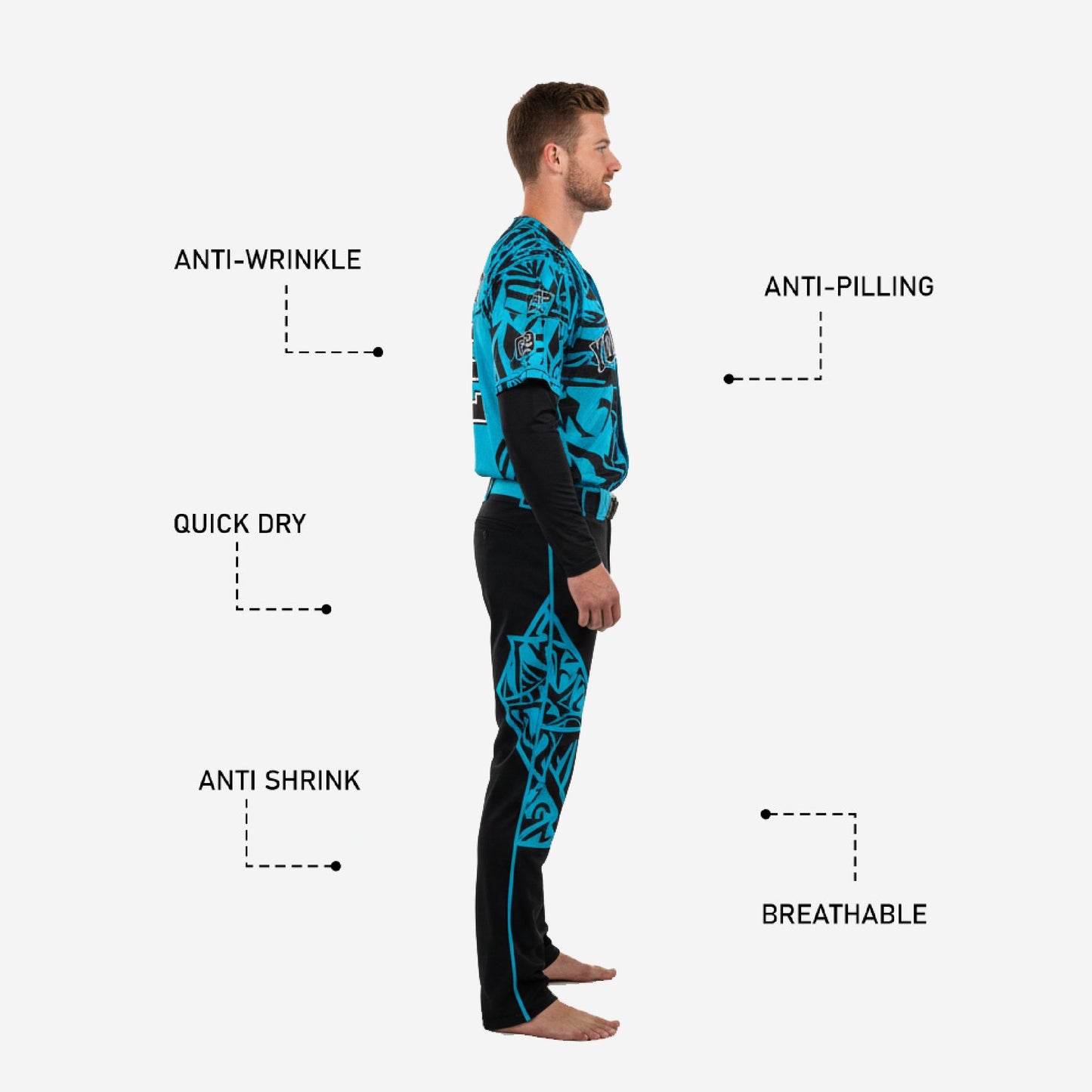 Personalized Baseball Uniform Set - Custom Jersey & Pants Sublimation Print