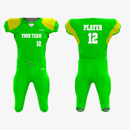 Custom Paris Green American Football Uniform – Men & Women - K2 Sportswear | Custom Sports Uniforms & Apparels - K2 Sportswear