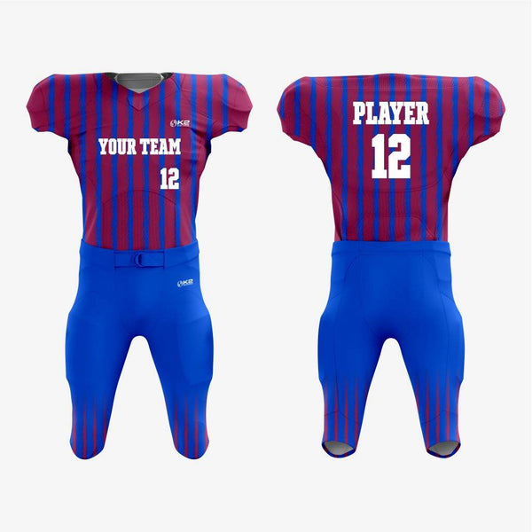 Custom Purple/Blue American Football Jersey/Kit – Unisex - K2 Sportswear | Custom Sports Uniforms & Apparels - K2 Sportswear