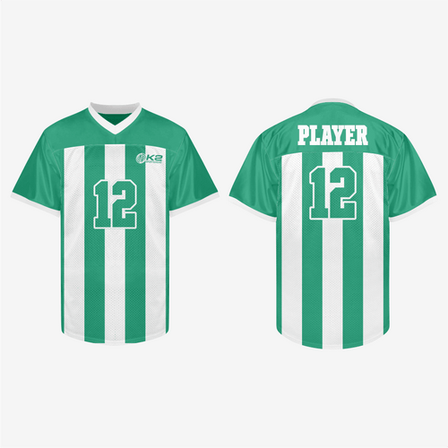 Customized Green Football Practice Jersey – Men & Women - K2 Sportswear | Custom Sports Uniforms & Apparels - K2 Sportswear