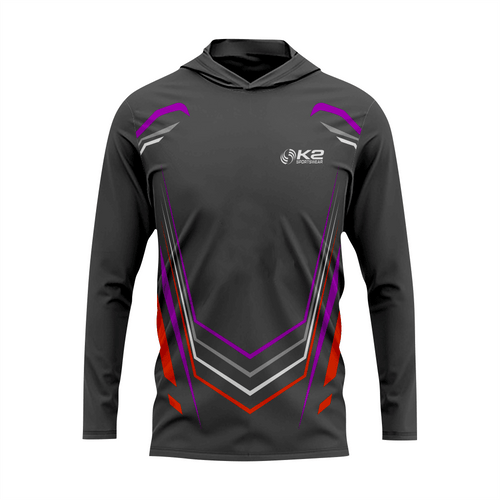 Basktetball T-Shirt Hoodie in Black RSBH-008 - K2 Sportswear | Custom Sports Uniforms & Apparels - K2 Sportswear