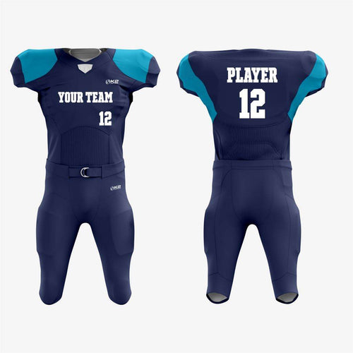 Personalized Dark Blue American Football Uniform – Men & Women - K2 Sportswear | Custom Sports Uniforms & Apparels - K2 Sportswear