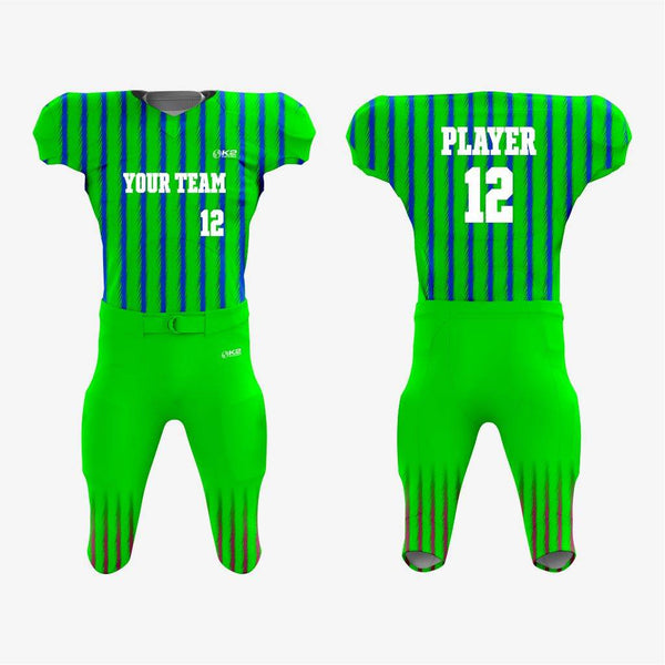 Custom Paris Green American Football Jersey/Kit – Unisex - K2 Sportswear | Custom Sports Uniforms & Apparels - K2 Sportswear