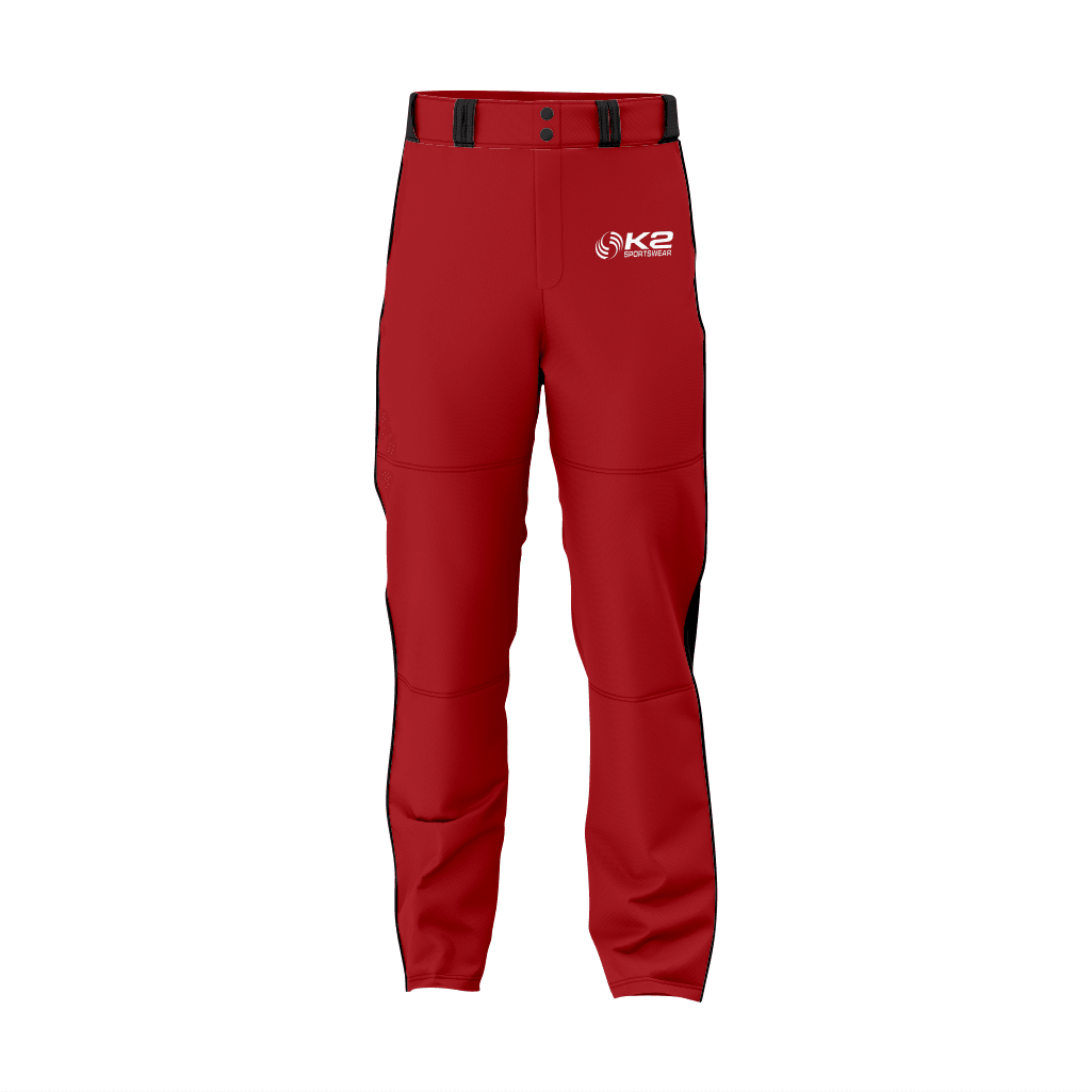 Custom Maroon Baseball Pant – Durable & Comfortable Fit - K2 Sportswear | Custom Sports Uniforms & Apparels - K2 Sportswear