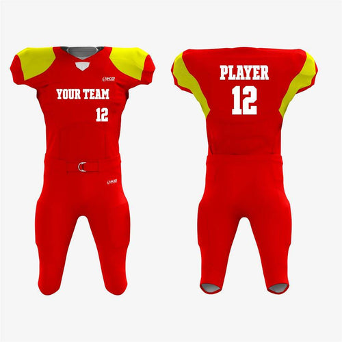 Custom Red American Football Uniform – Men & Women - K2 Sportswear | Custom Sports Uniforms & Apparels - K2 Sportswear