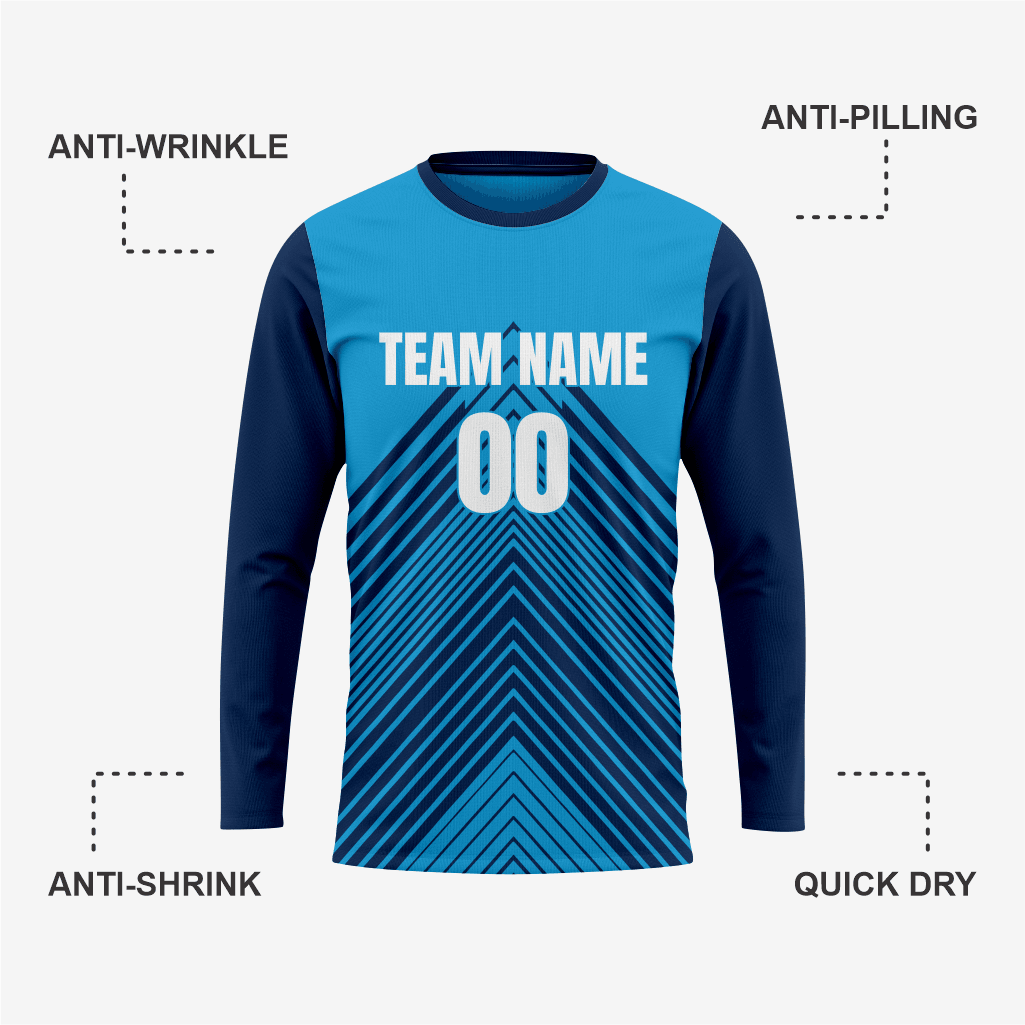 Personalized Goalkeeper Jersey for Soccer Players - Blue - K2 Sportswear | Custom Sports Uniforms & Apparels - K2 Sportswear