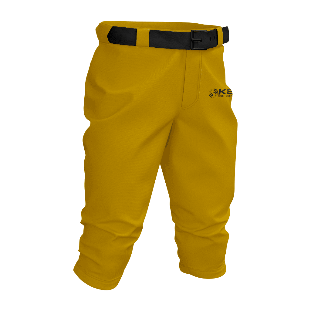 High-Performance Golden Brown Baseball Knicker Pant for Athletes - K2 Sportswear | Custom Sports Uniforms & Apparels - K2 Sportswear