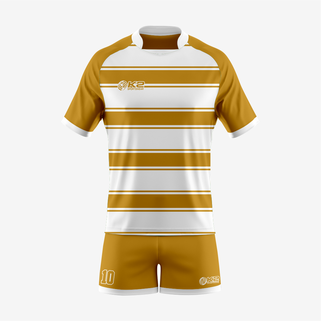 Custom Golden Rugby Gear for Your Team