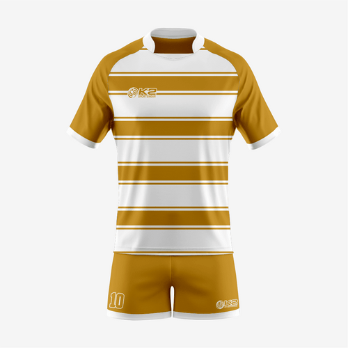 Custom Golden Rugby Gear for Your Team