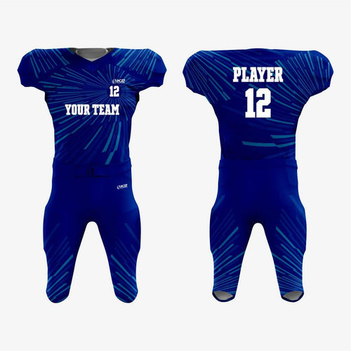 Dark Blue Personalized American Football Uniform for Men/Women/Youth - K2 Sportswear | Custom Sports Uniforms & Apparels - K2 Sportswear