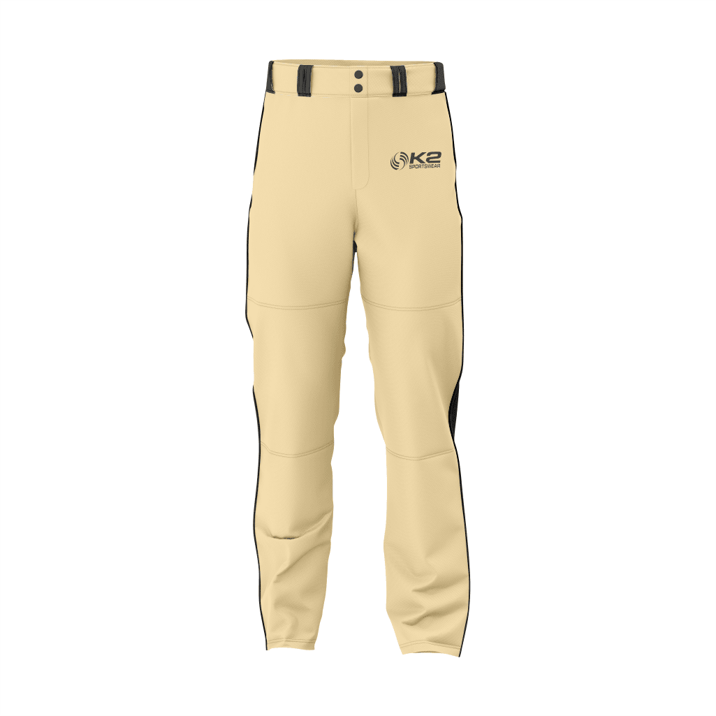 Premium Custom Baseball Pant in Peach Yellow – Play in Style - K2 Sportswear | Custom Sports Uniforms & Apparels - K2 Sportswear