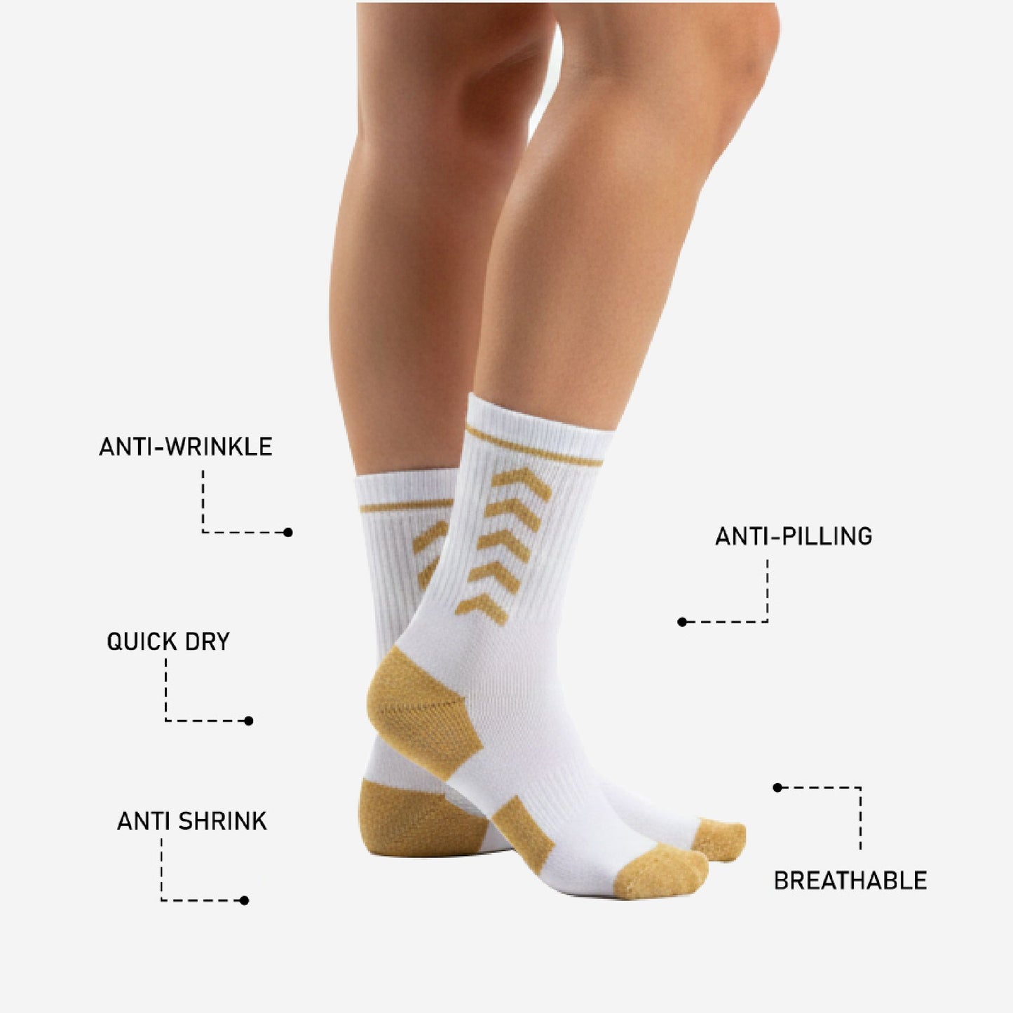 Custom Cheerleading Socks - Crew Socks