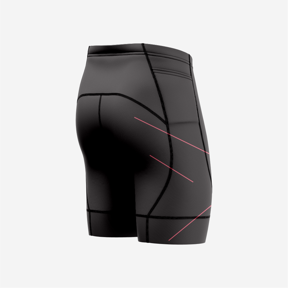 Padded Men's Cycling Shorts Black Road Riding