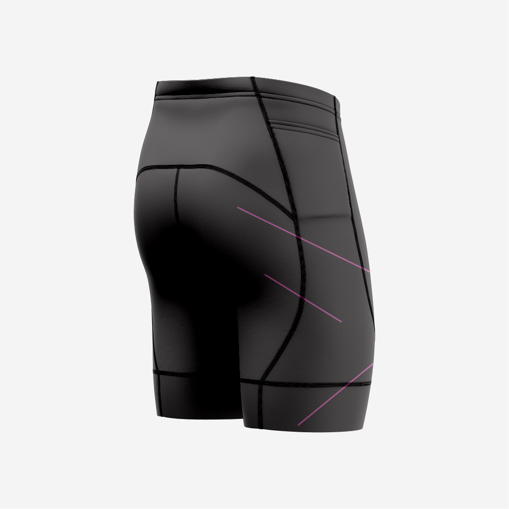 Padded Men's Cycling Shorts Black Riding