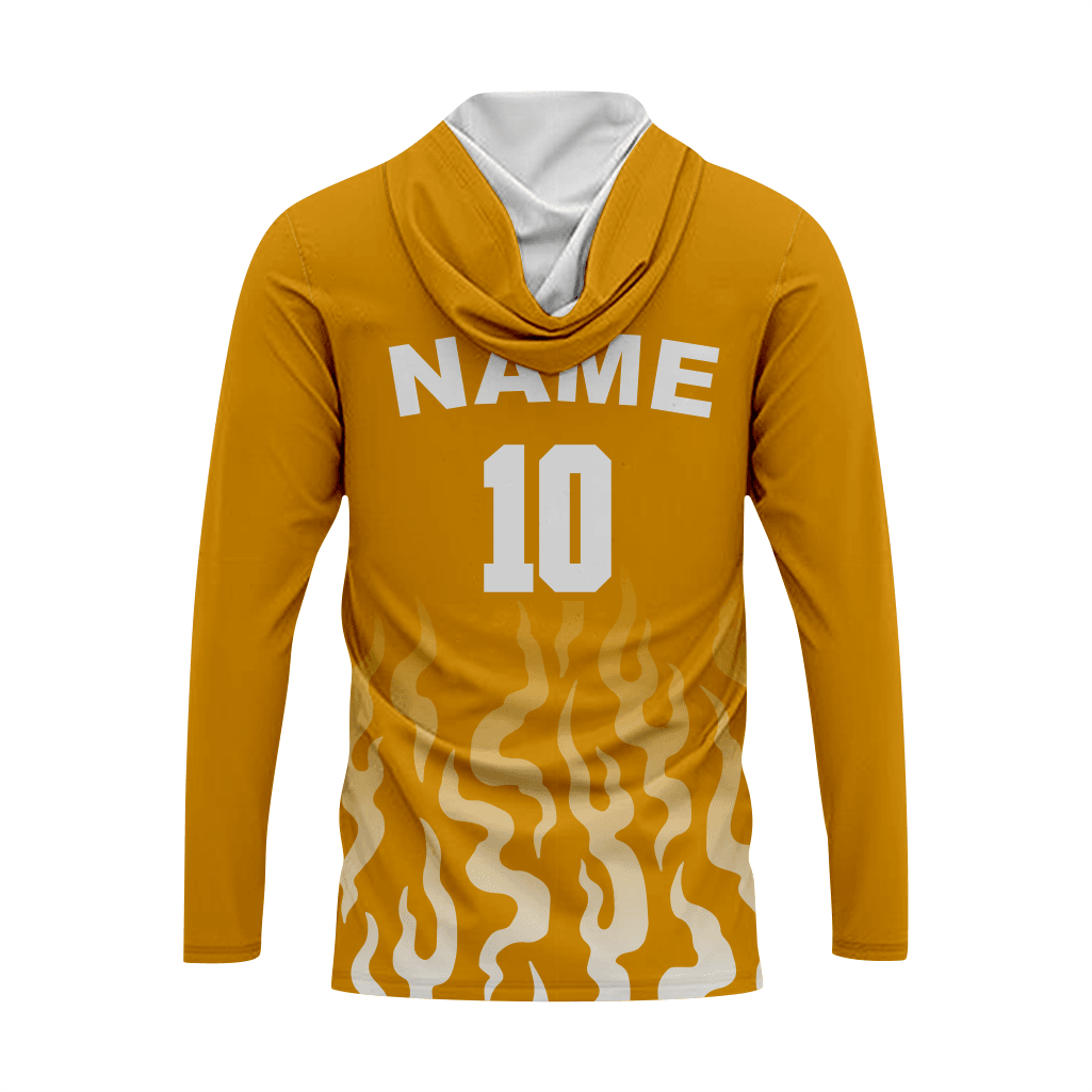 Dark Golden Baseball T-Shirt Hoodie for Teams - K2 Sportswear | Custom Sports Uniforms & Apparels - K2 Sportswear