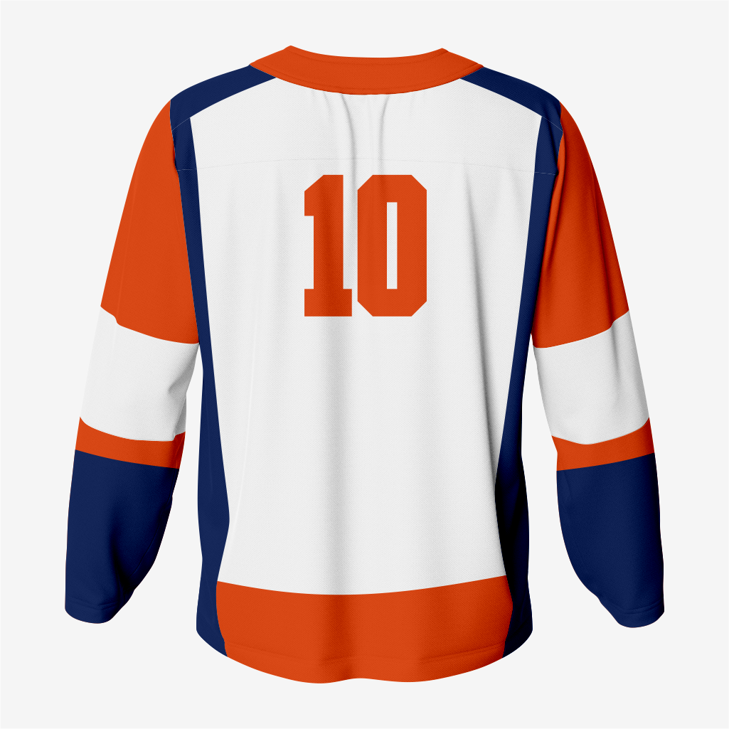 Custom Orange Ice Hockey Jersey – Pro Quality