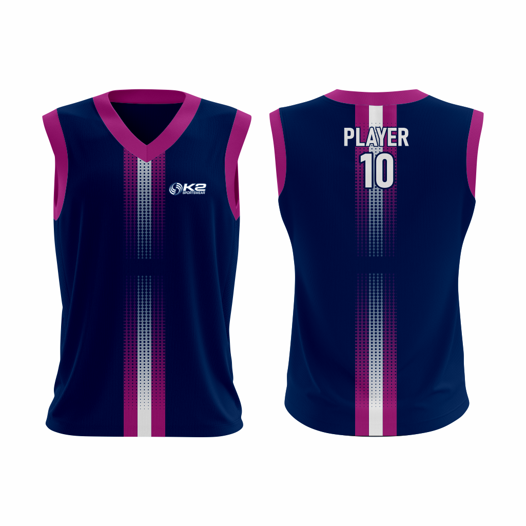 Basketball Uniform in Blue and Pink RSCBU-008
