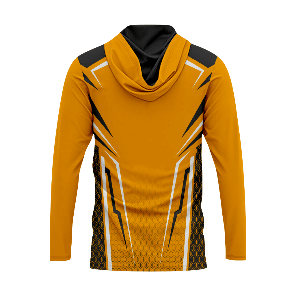 Basktetball T-Shirt Hoodie in Orange and Black RSBH-007 - K2 Sportswear | Custom Sports Uniforms & Apparels - K2 Sportswear