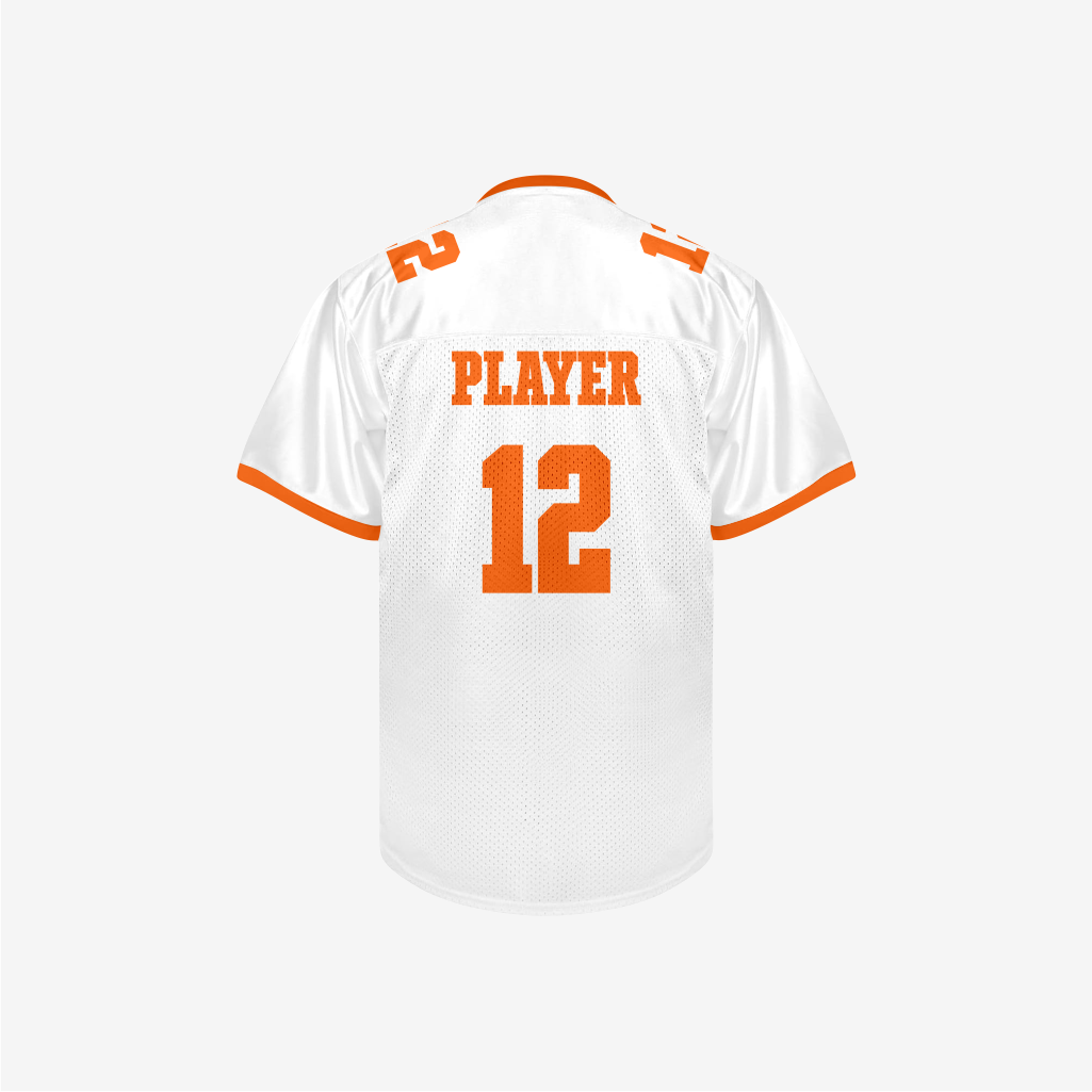 Custom White Football Practice Jersey – Men & Women
