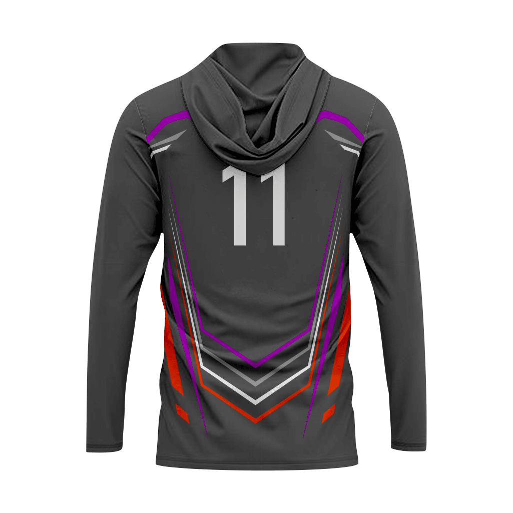 Basktetball T-Shirt Hoodie in Black RSBH-008 - K2 Sportswear | Custom Sports Uniforms & Apparels - K2 Sportswear