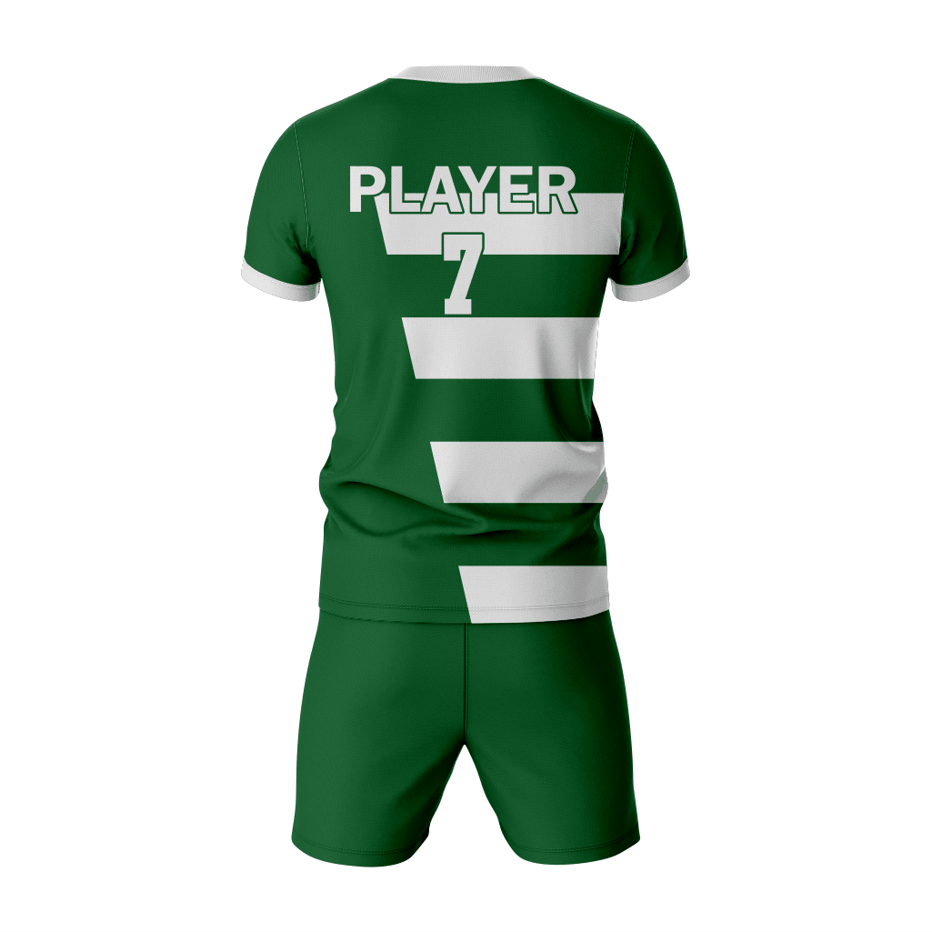 Custom Green/White Flag Football Uniform Set - K2 Sportswear | Custom Sports Uniforms & Apparels - K2 Sportswear