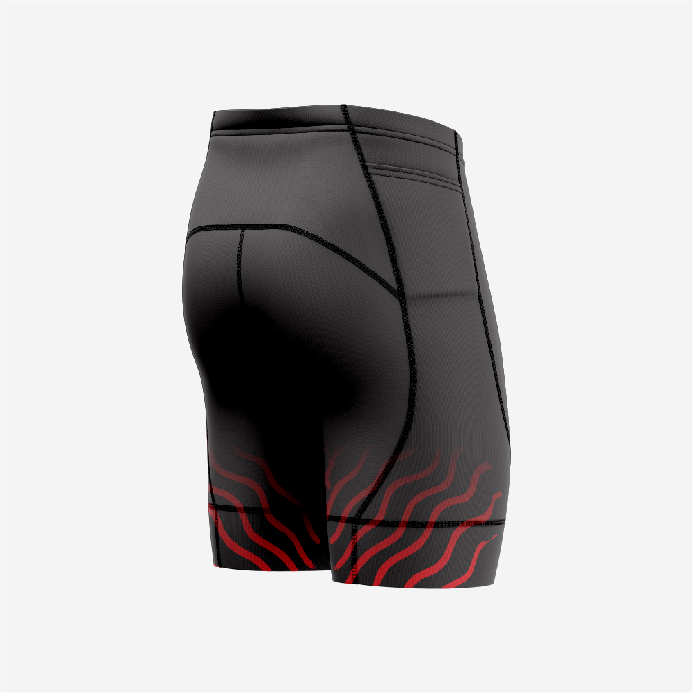 Moisture Wicking Bicycle Shorts for Men Black Road Cycling Gear