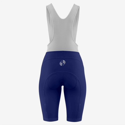 Personalized Dark Blue Women’s Cycling Bib Shorts - K2 Sportswear | Custom Sports Uniforms & Apparels - K2 Sportswear