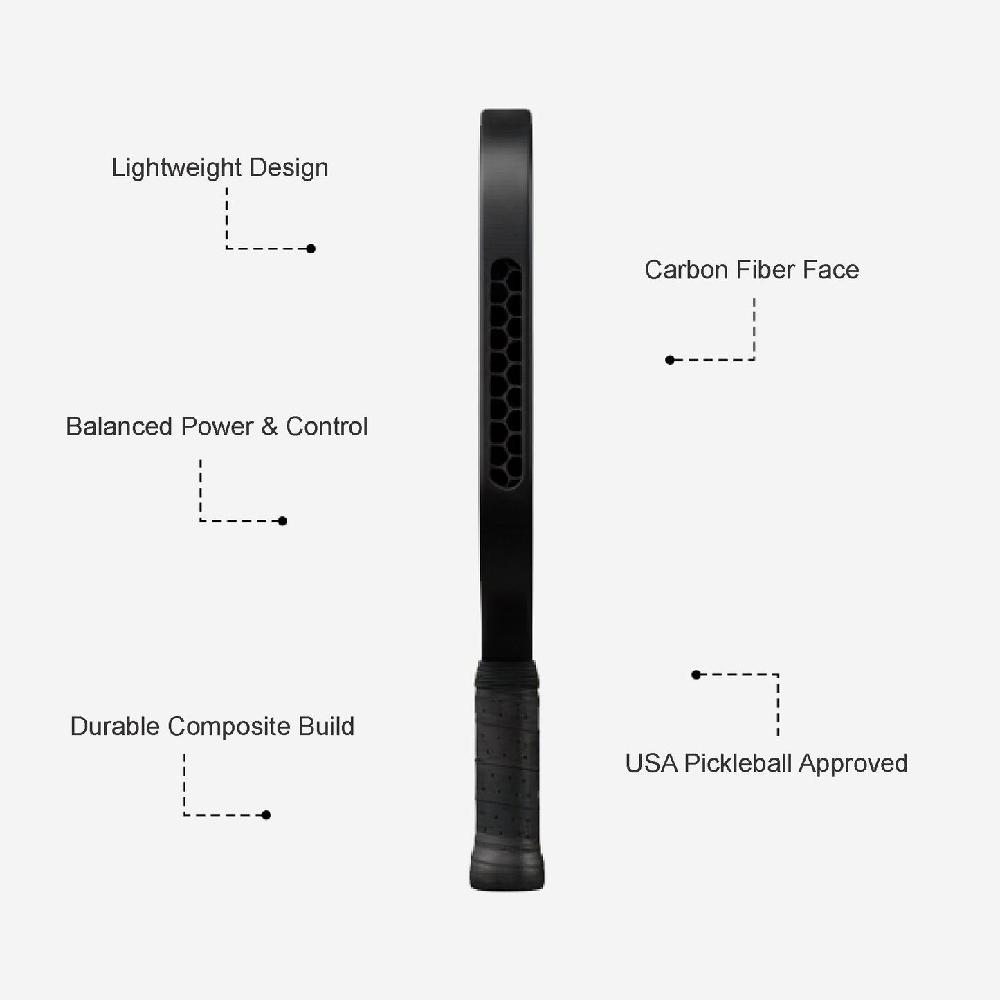 Personalized K2 Prime Paddle - Premium Carbon Fiber Pickleball Racket