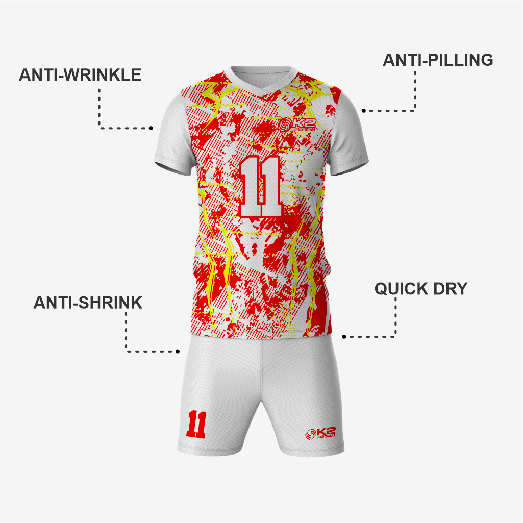Premium Custom Multicolor Volleyball Uniform Set - K2 Sportswear | Custom Sports Uniforms & Apparels - K2 Sportswear