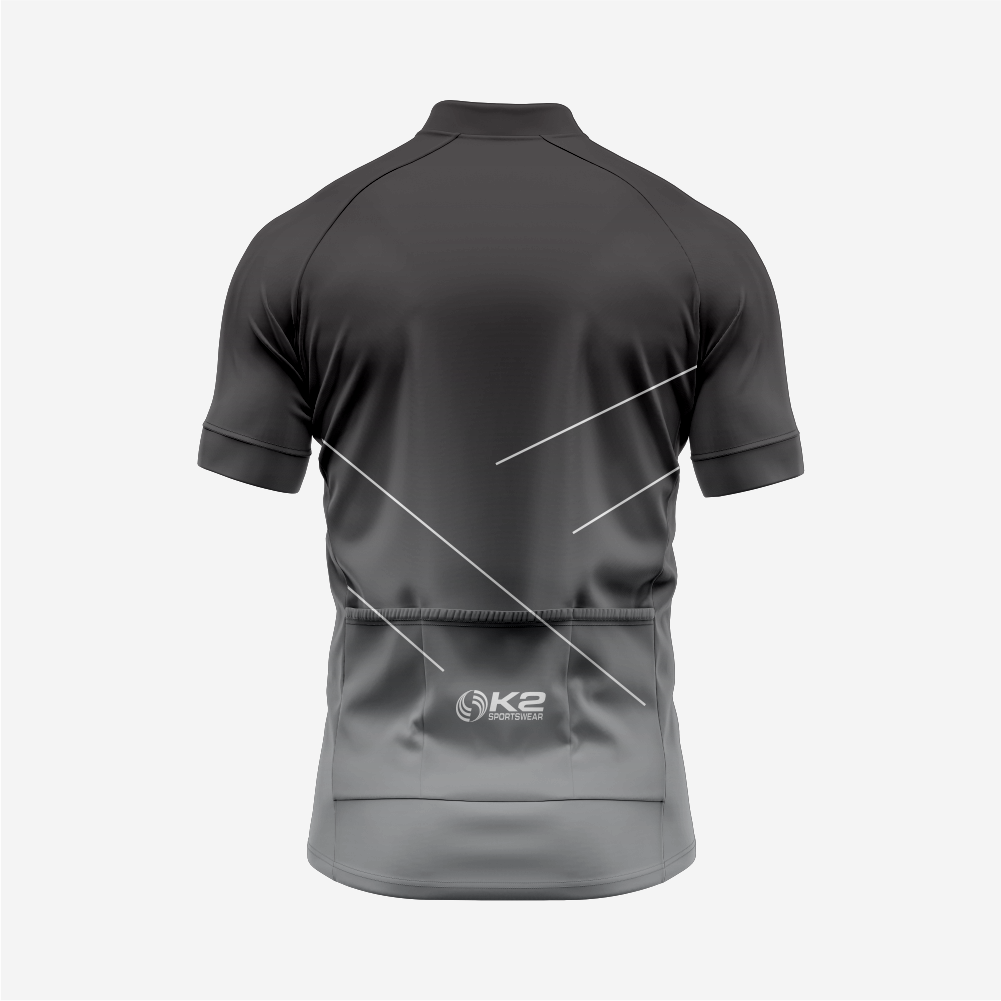 Dark Gray Performance Cycling Jersey and Shorts Set