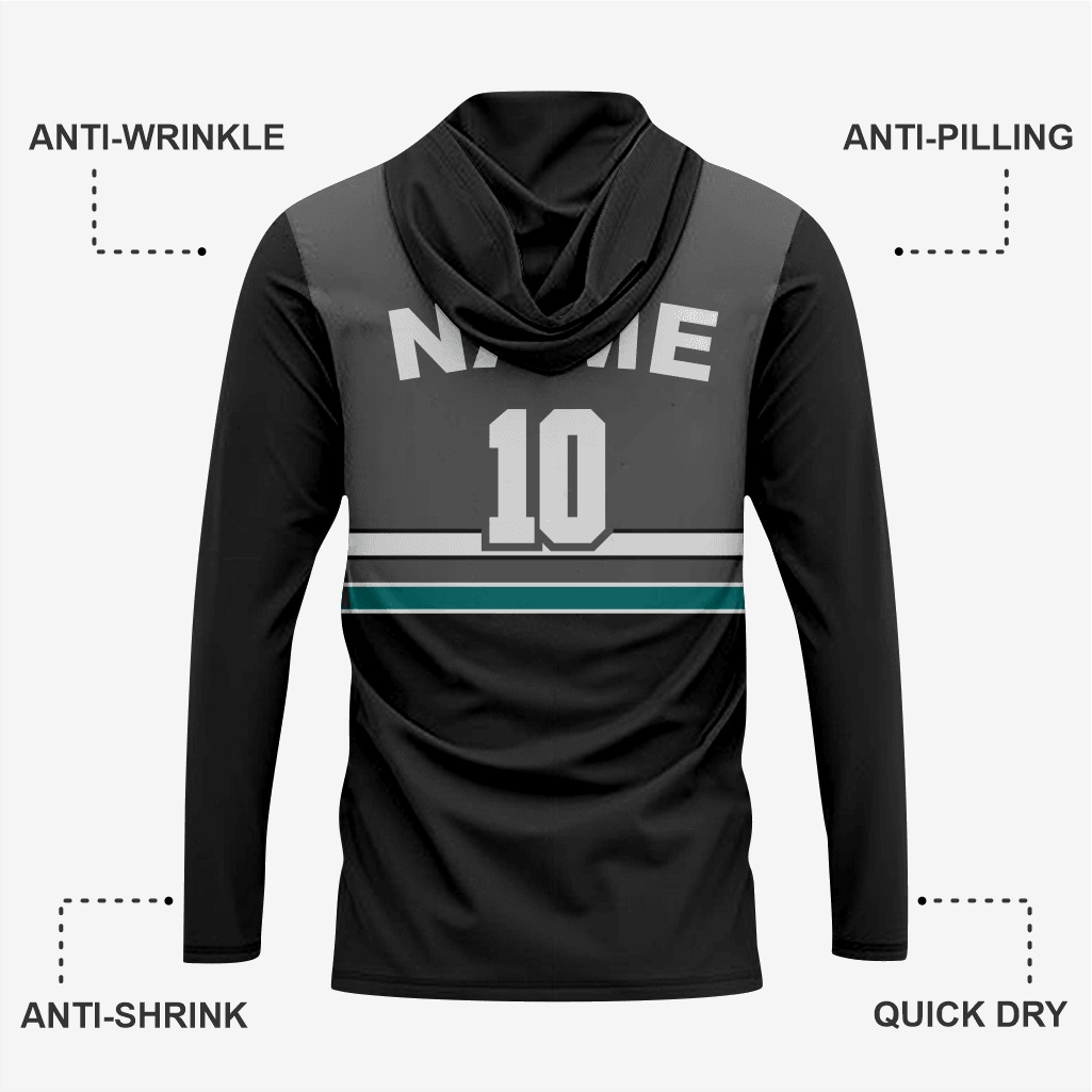 Black Personalized Softball T-Shirt Hoodie for Men/Women/Youth - K2 Sportswear | Custom Sports Uniforms & Apparels - K2 Sportswear