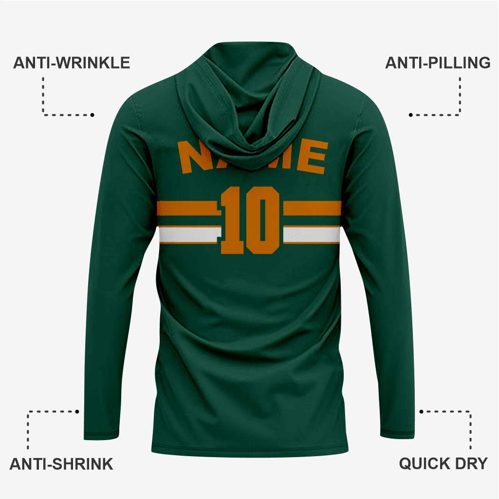 Custom Softball T-Shirt Hoodie in Dark Green for Men/Women - K2 Sportswear | Custom Sports Uniforms & Apparels - K2 Sportswear