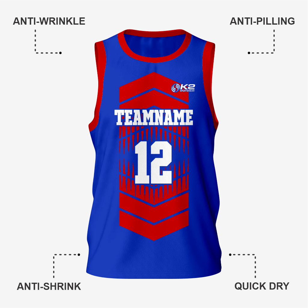 Men's Personalized Red Lacrosse Pinnie - K2 Sportswear | Custom Sports Uniforms & Apparels - K2 Sportswear