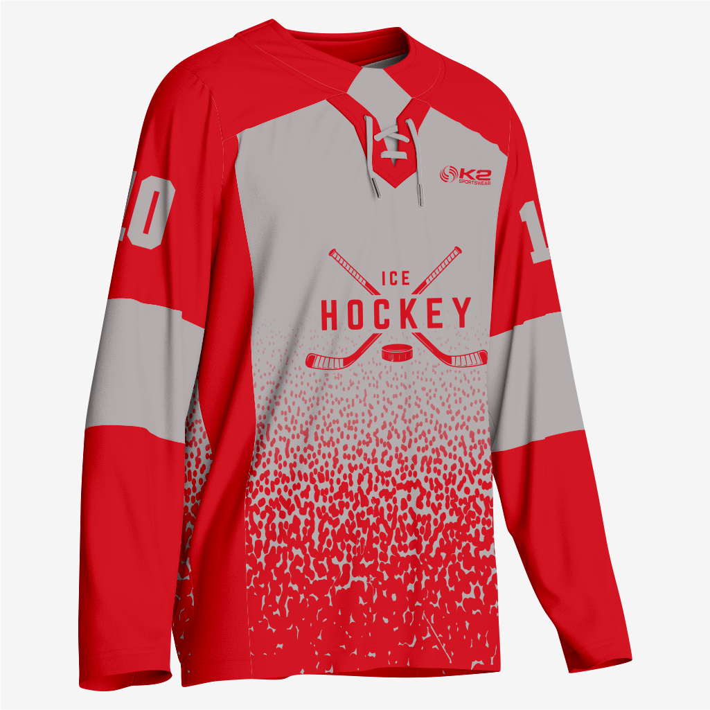 Dark Red Custom Ice Hockey Jersey – Team Wear