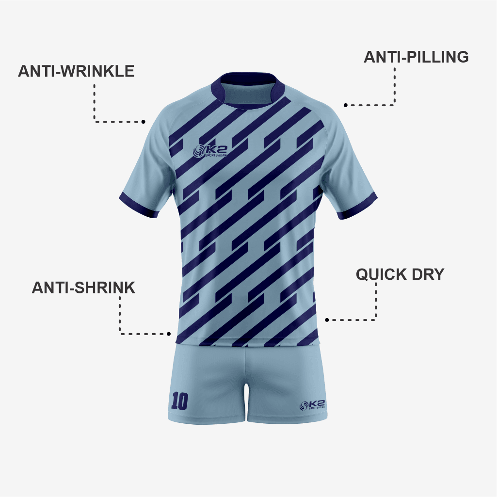 Personalized Rugby Jersey & Shorts Set - K2 Sportswear | Custom Sports Uniforms & Apparels - K2 Sportswear