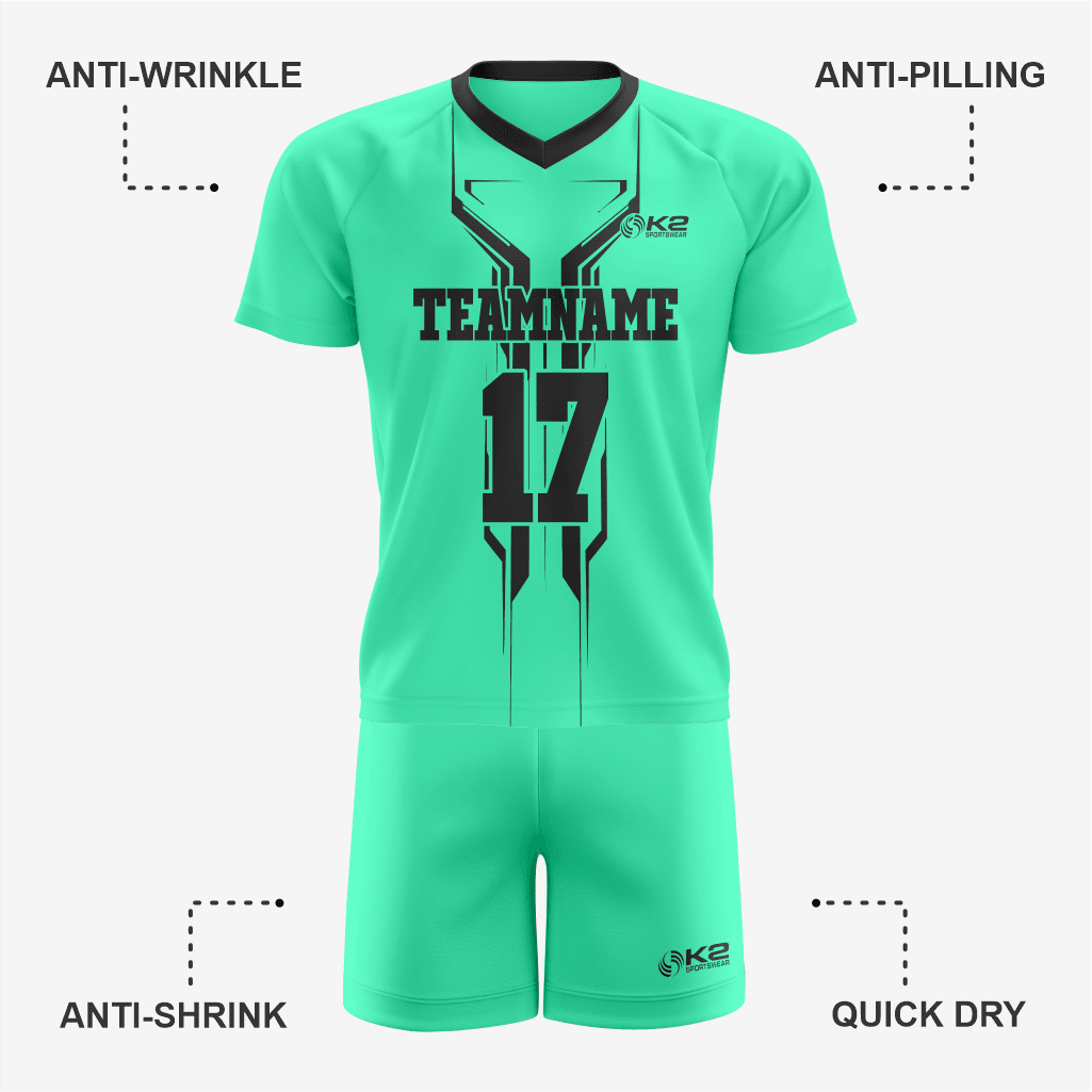 Personalized Paris Green Lacrosse Uniform – Pro Fit - K2 Sportswear | Custom Sports Uniforms & Apparels - K2 Sportswear