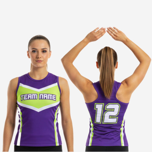 Personalized Cheer Competition Tank - Custom Team Colors & Logo Top