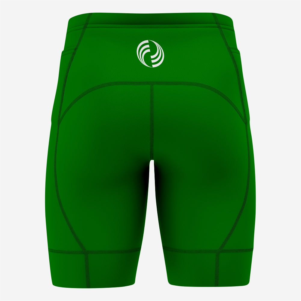 Dark Green Men's Personalized Cycling Shorts - K2 Sportswear