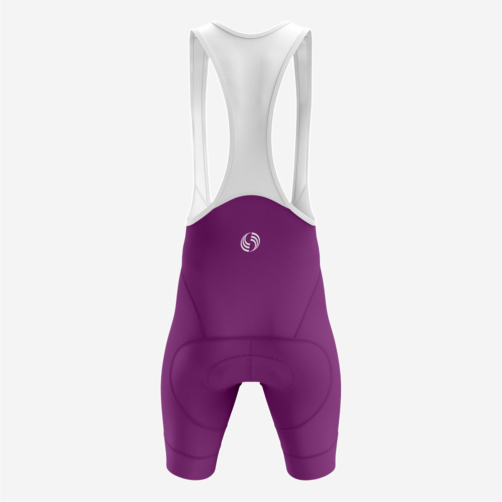 Men’s Palatinate Purple Cycling Bib Shorts – Performance Fit