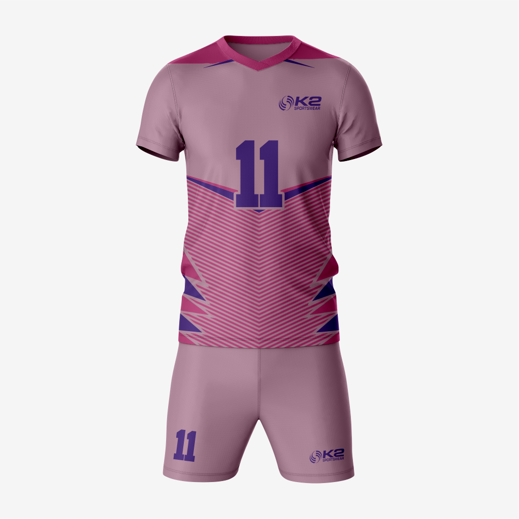 Premium Custom Pink Volleyball Uniform Set