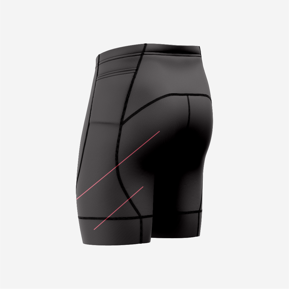 Padded Men's Cycling Shorts Black Road Riding