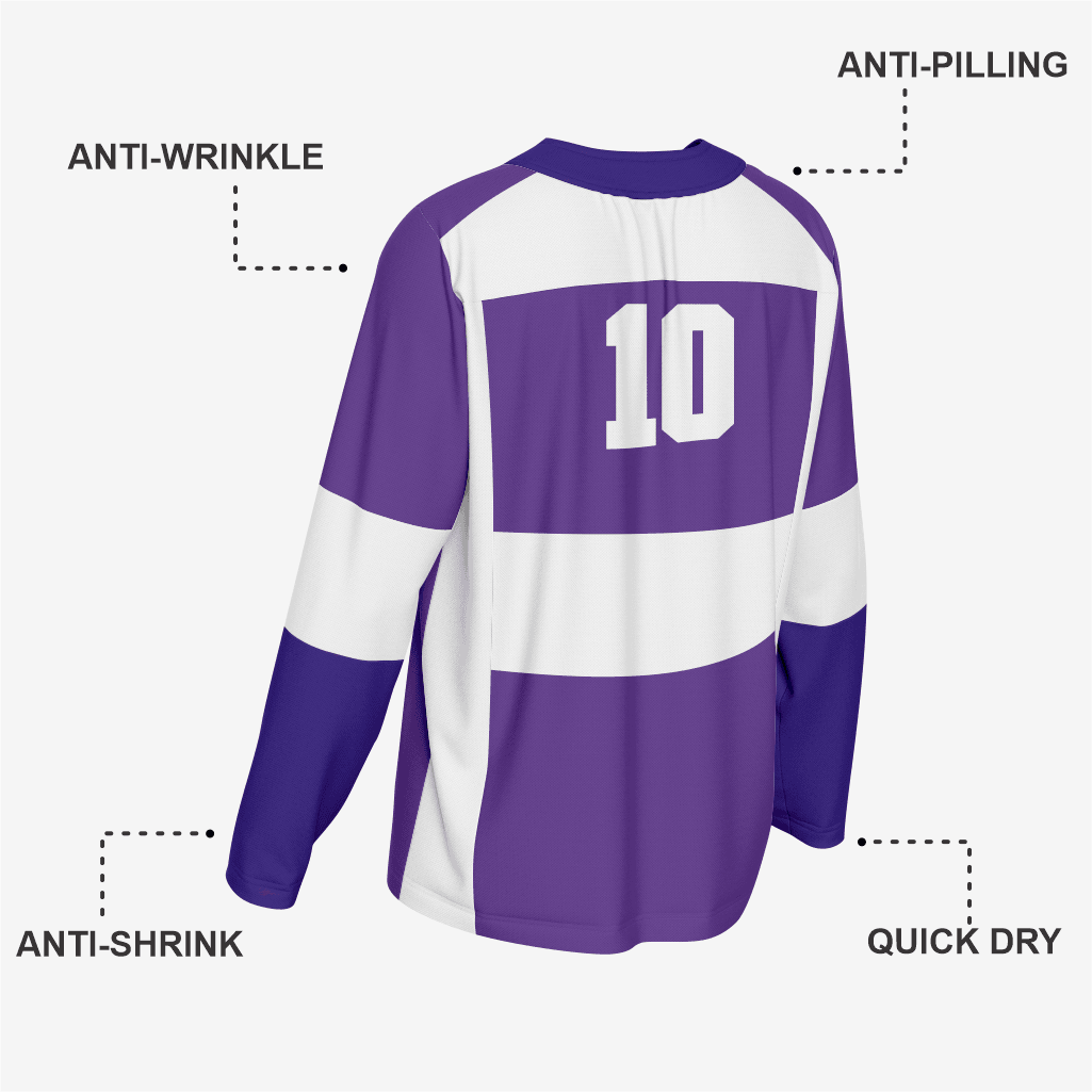 Custom Indigo Ice Hockey Jersey – Pro Quality - K2 Sportswear | Custom Sports Uniforms & Apparels - K2 Sportswear