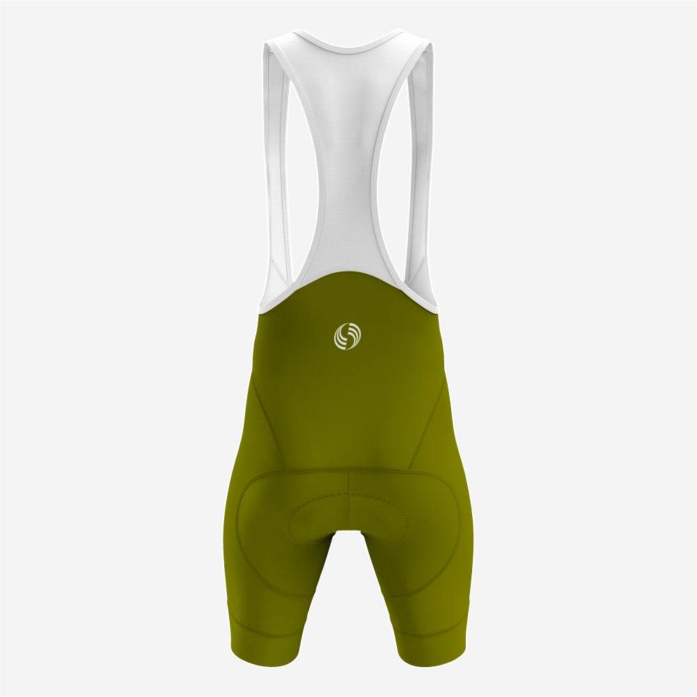 Customized Army Green Men's Cycling Bib Shorts - K2 Sportswear | Custom Sports Uniforms & Apparels - K2 Sportswear