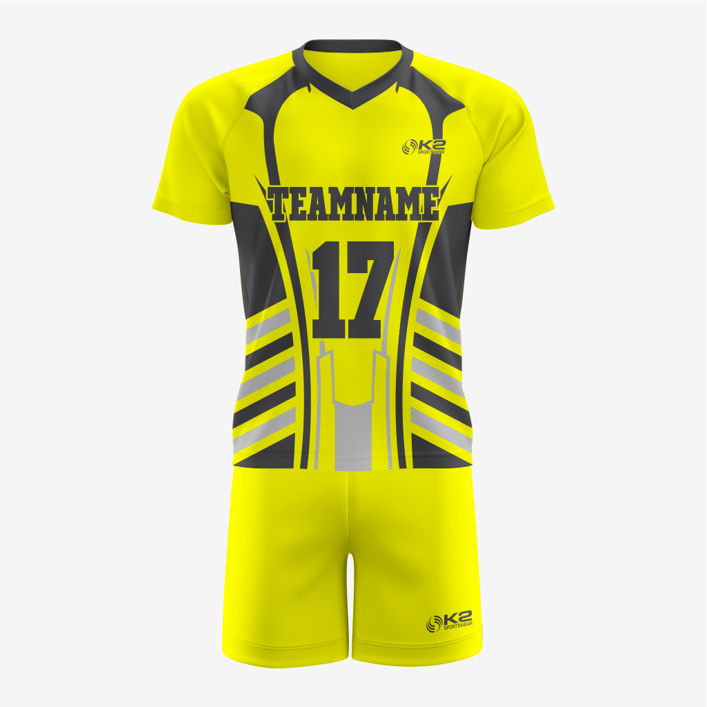 Custom Lacrosse Uniform in Yellow