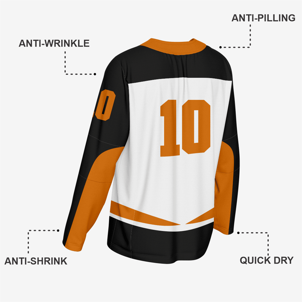 Bronze/Black Custom Ice Hockey Jersey – Team Wear - K2 Sportswear | Custom Sports Uniforms & Apparels - K2 Sportswear