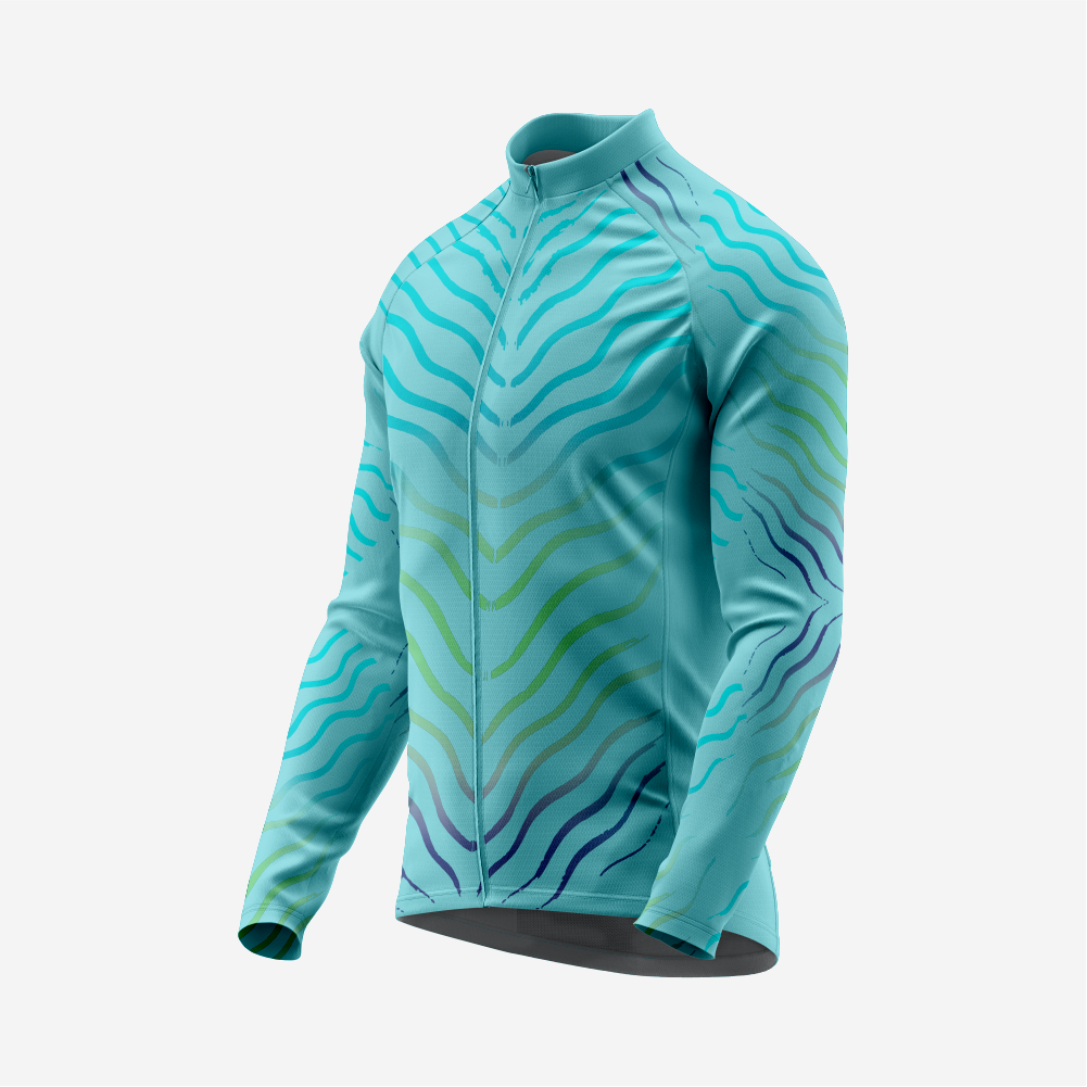 Men’s Long Sleeve Cycling Jersey Quick‑Dry Set